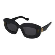 Stijlvolle zonnebril Lw40114I Loewe , Black , Dames