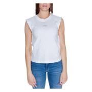 Geweven Label T-Shirt Herfst/Winter Collectie Calvin Klein Jeans , Whi...