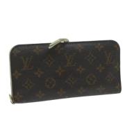 Pre-owned Canvas wallets Louis Vuitton Vintage , Brown , Dames