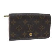 Pre-owned Canvas wallets Louis Vuitton Vintage , Brown , Dames