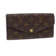 Pre-owned Canvas wallets Louis Vuitton Vintage , Brown , Dames