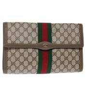 Pre-owned Leather clutches Gucci Vintage , Multicolor , Dames