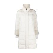 Witte Donsjas Casual Stijl Lorena Antoniazzi , White , Dames