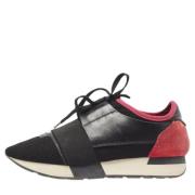 Pre-owned Leather sneakers Balenciaga Vintage , Black , Dames