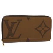 Pre-owned Canvas wallets Louis Vuitton Vintage , Brown , Dames