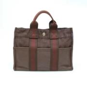 Pre-owned Canvas totes Hermès Vintage , Brown , Dames