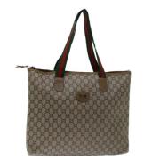 Pre-owned Leather totes Gucci Vintage , Brown , Dames