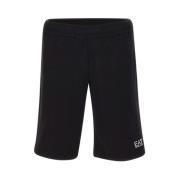 Casual Shorts Emporio Armani EA7 , Black , Heren