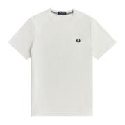 Witte T-shirts en Polos Fred Perry , White , Heren
