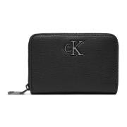 Minimal Monogram Ritsportemonnee Calvin Klein , Black , Dames