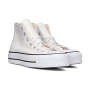 Witte hoge platformsneakers Converse , White , Dames