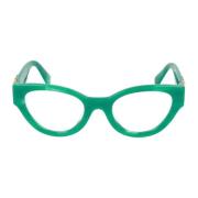 Cat Eye Acetaat Bril Miu Miu , Green , Unisex