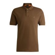 Bruine T-shirts en Polos Collectie Hugo Boss , Brown , Heren