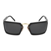 Rechthoekige zonnebril Prada , Black , Unisex