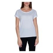 Pure Noos Dames T-shirt Lente/Zomer Vila , White , Dames