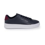 Leren Sneakers Herfst/Winter Collectie Tommy Jeans , Blue , Heren