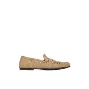 Beige Platte Schoenen Dolce & Gabbana , Beige , Heren