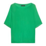 Elegant Jersey T-Shirt Elena Mirò , Green , Dames