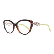 Bruine Cat Eye Optische Monturen Emilio Pucci , Brown , Dames