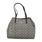 Zwarte Polyethyleen Handtas voor Vrouwen Guess , Black , Dames