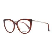 Bruine Butterfly Optische Monturen Max Mara , Brown , Dames