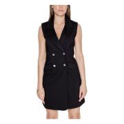 Korte Jurk Herfst/Winter Collectie Guess , Black , Dames