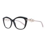 Dames Plastic Optische Frames Emilio Pucci , Black , Dames