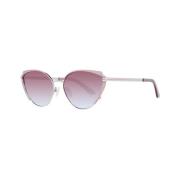 Rose Gold Cat Eye Zonnebril Guess , Pink , Dames