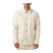 Ecru Hemp Overshirt Slhchris 5422 Selected Homme , Beige , Heren