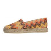 Multicolor Zigzag Espadrilles Fred De La Bretoniere , Multicolor , Dam...