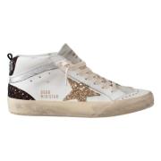 Vintage Stijl Leren Sneakers Golden Goose , Multicolor , Dames