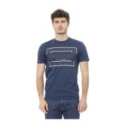 Trend T-shirt met Logo Patroon Baldinini , Blue , Heren