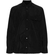 Zwarte waterafstotende jas Emporio Armani , Black , Heren