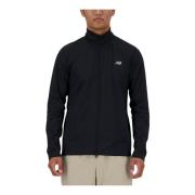 Tech Knit Full Zip Sweater New Balance , Black , Heren