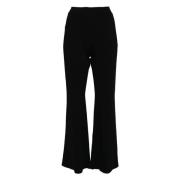 Zwarte Iconische Gebreide Broek Stella McCartney , Black , Dames