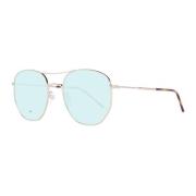 Rose Gold Aviator Zonnebril met Groene Lenzen Tommy Hilfiger , Multico...