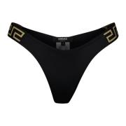 Greca Bikini Broekje Versace , Black , Dames