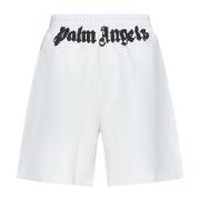 Stijlvolle Shorts voor Mannen Palm Angels , White , Heren
