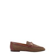 Bruine Loafer Schoenen met T-Ring Detail Tod's , Brown , Dames