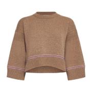 Stijlvolle Sweaters Collectie Marni , Beige , Dames
