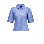 Lichtblauwe Damesblouse Ibana , Blue , Dames