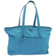 Pre-owned Nylon prada-bags Prada Vintage , Blue , Dames