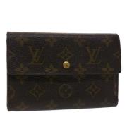 Pre-owned Canvas wallets Louis Vuitton Vintage , Brown , Dames