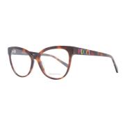 Bruine Cat Eye Optische Monturen Emilio Pucci , Brown , Dames