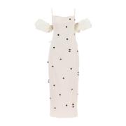 Elegante Midi Jurk voor Vrouwen Jacquemus , White , Dames