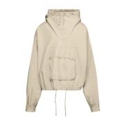 Off White Hoodie Pullover Jacket Maison Margiela , Beige , Heren