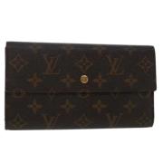 Pre-owned Canvas wallets Louis Vuitton Vintage , Brown , Dames