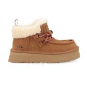 Suède Enkellaars in Cuoio UGG , Beige , Dames