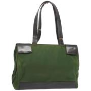 Pre-owned Nylon prada-bags Prada Vintage , Green , Dames