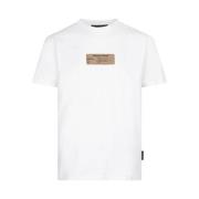 Klassieke Patch T-shirt Off White Radical , White , Heren